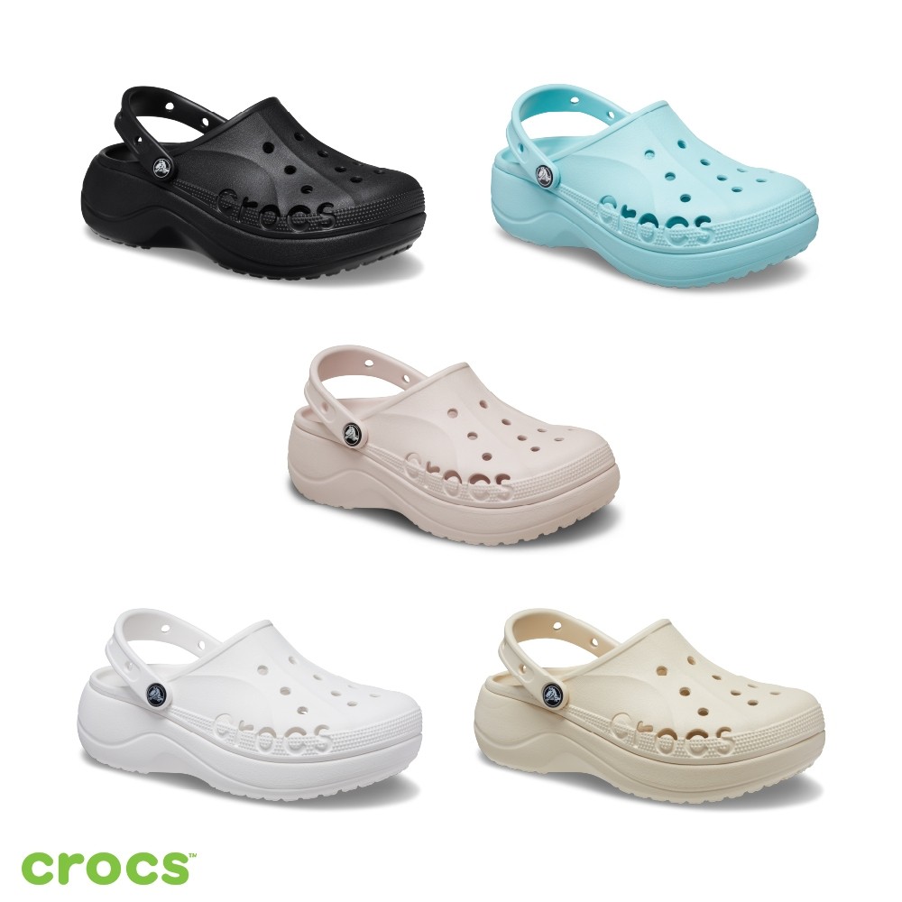 Crocs 卡駱馳 (女鞋)貝雅雲彩克駱格-208186_洞洞鞋 | 蝦皮購物