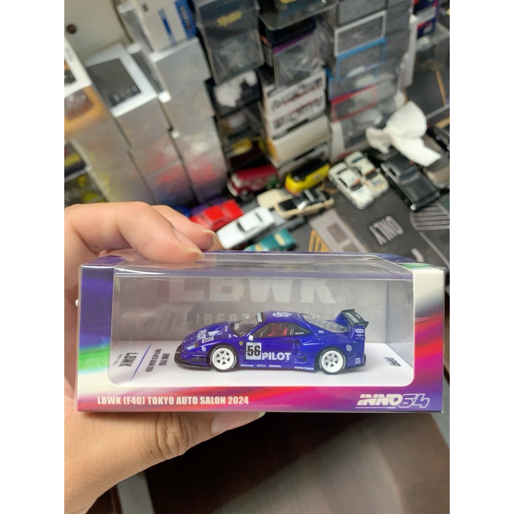 INNO 1:64 LBWK 法拉利 F40 Tokyo Auto Salon 2024 合金 汽車 模型 Inno 6 | 蝦皮購物
