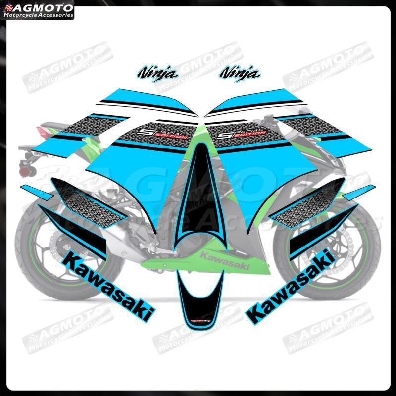 日本貼畫 摩托車貼紙川崎KAWASAKI忍者NINJA300 EX300 全車版畫貼紙防水貼| 蝦皮購物