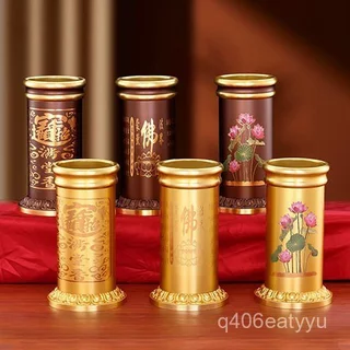 銅製香筒 [B26784] 銅製香筒 [B26784] 銅製香筒 [B26784] 銅香炉◎黄金◎四角形◎香道具◎784g