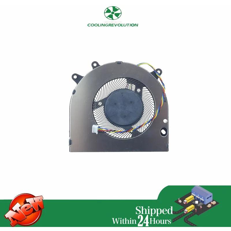 EMagTech Laptop CPU Koelventilator MD7508HS - 75mm, 4-Pin 1.25mm, DC5V 0.50A, Stille Vervangingsventilator