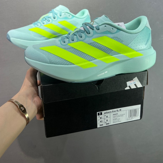 Adizero EVO SL男女跑步鞋碳板Adizero運動鞋JS4452 2W5W EA54 NK4T YMXS | 蝦皮購物