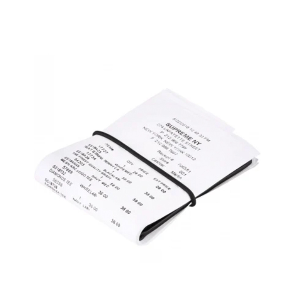 FLOMMARKET] Supreme 24SS x MM6 Receipt Wallet 明細收據皮夾白色