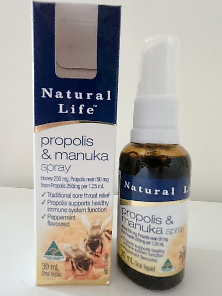 [全新]Natural Life propolis&manuka spray 澳洲活性麥蘆卡蜂膠噴劑 30ml | 蝦皮購物