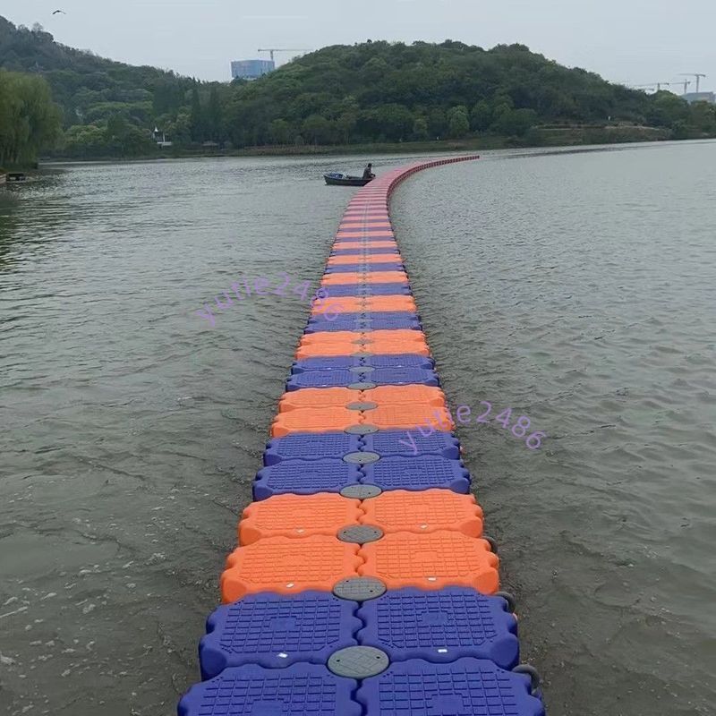 筒平台浮動 魚塑料浮台 碼頭遊艇泊 浮桶水上浮 浮箱浮橋 位游泳池釣（不含運） | 蝦皮購物