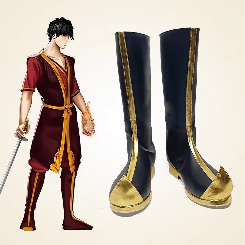 cosplay鞋子靴子動漫鞋降世神通Zuko蘇科(祖寇)cos鞋定製來圖定做 | 蝦皮購物