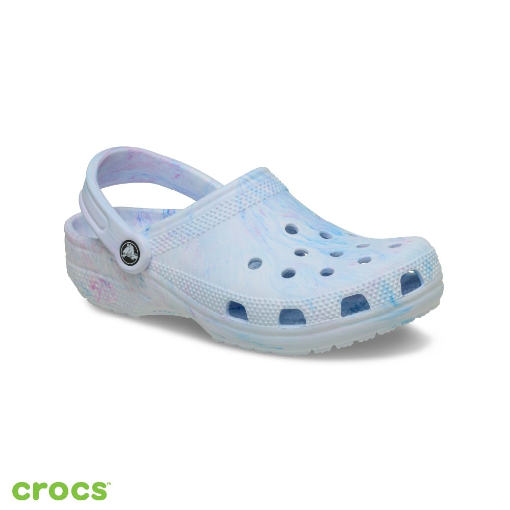 Crocs卡駱馳 (中性鞋) 經典水彩大理石克駱格-氧氣渲染色 211583-4ZD_洞洞鞋 | 蝦皮購物