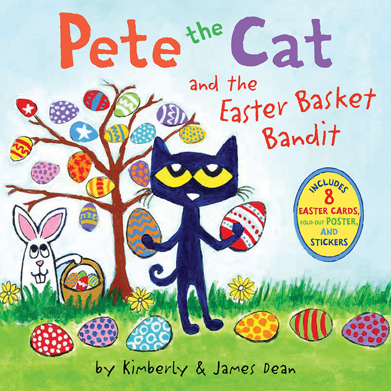PETE THE CAT & THE EASTER BASKET BANDIT皮皮貓｜英文故事繪本復活節 | 蝦皮購物