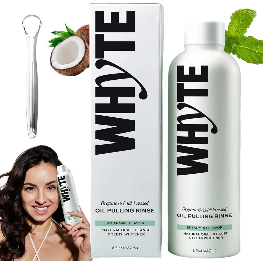Whyte Oil Pulling Rinse, Spearmint Oils Pullings Rinse, Natu | 蝦皮購物