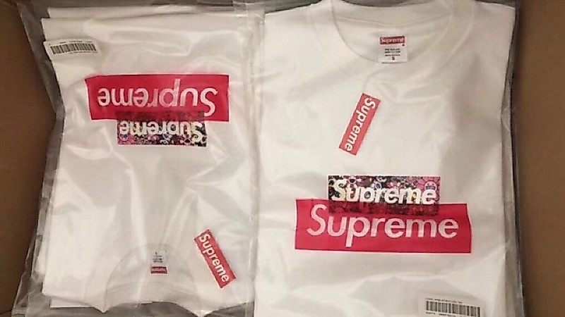 全新限量免運SUPREME COVID-19 Relief Box Logo Tee村上隆Murakami短袖