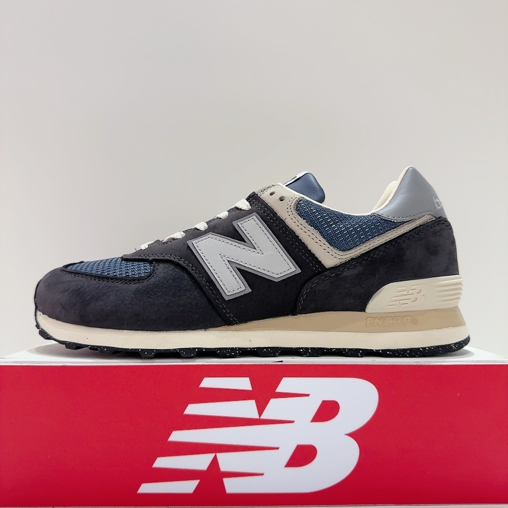 New Balance NB 574 男女款深灰藍麂皮D楦復古舒適運動休閒鞋U574SGG
