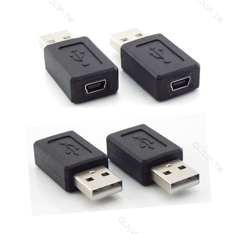 高速迷你 USB B 5 針母插孔轉 USB A 2.0 公連接器 M/F 適配器,用於延長電纜傳輸 TW12L | 蝦皮購物