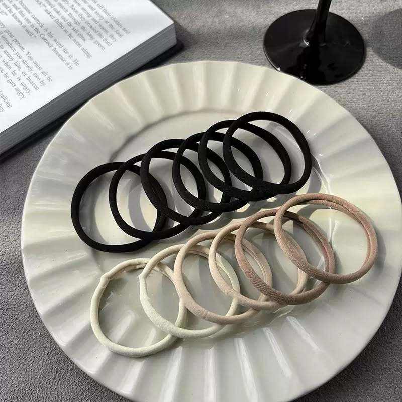 6入加粗高彈力髮圈  — TD.studio