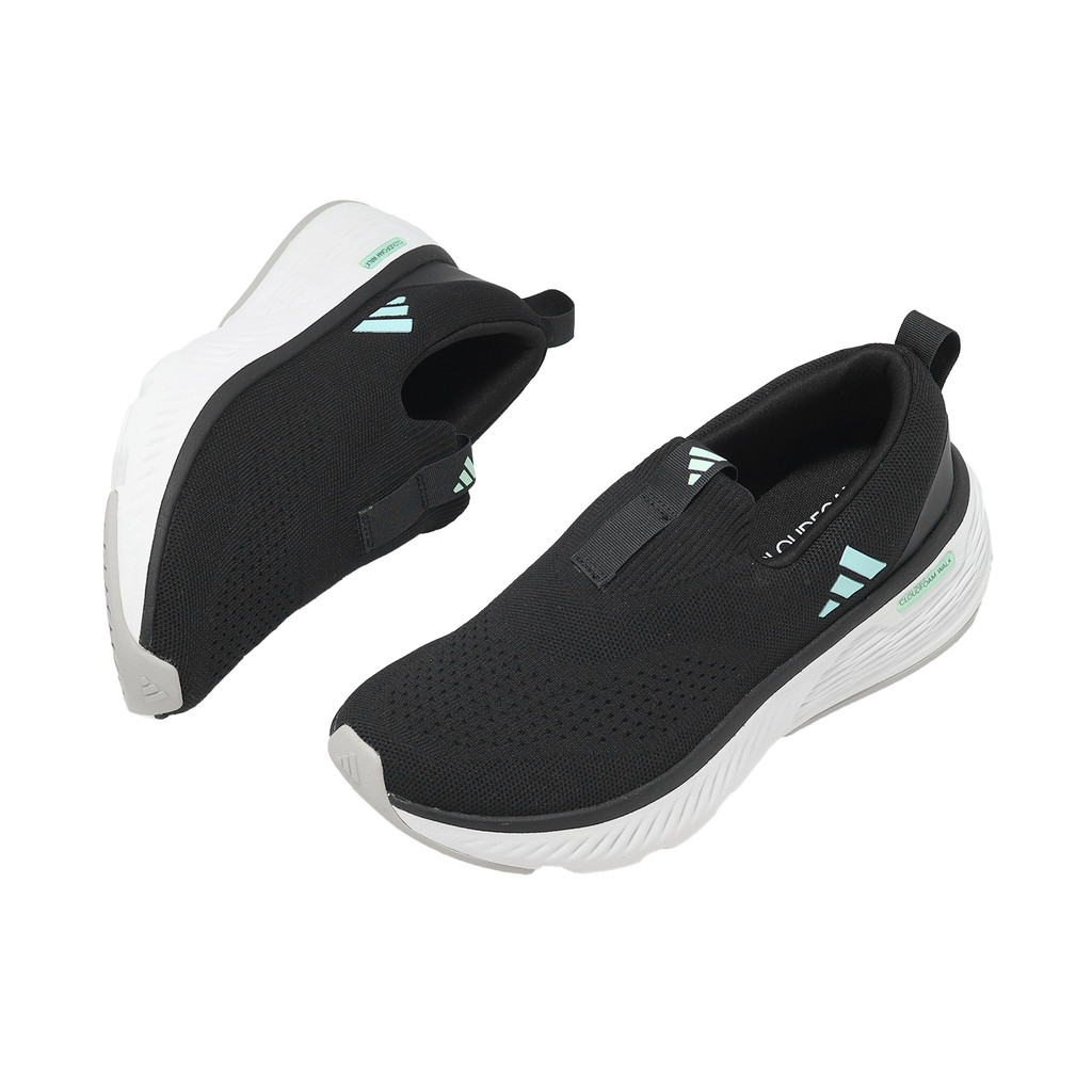 adidas 愛迪達 懶人鞋 Cloudfoam Go Lounger 女鞋 黑 白 休閒鞋 ID4024 [ACS] | 蝦皮購物