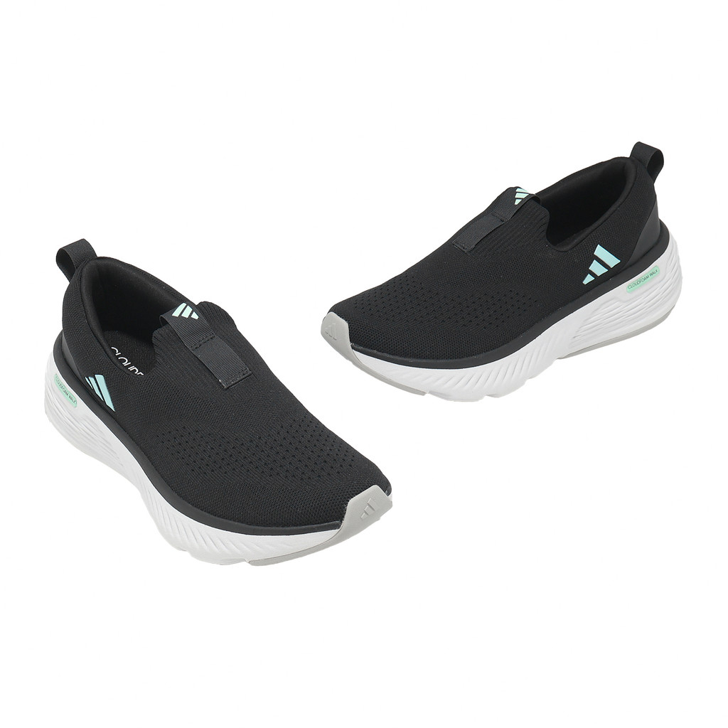 adidas 愛迪達 懶人鞋 Cloudfoam Go Lounger 女鞋 黑 白 休閒鞋 ID4024 [ACS] | 蝦皮購物