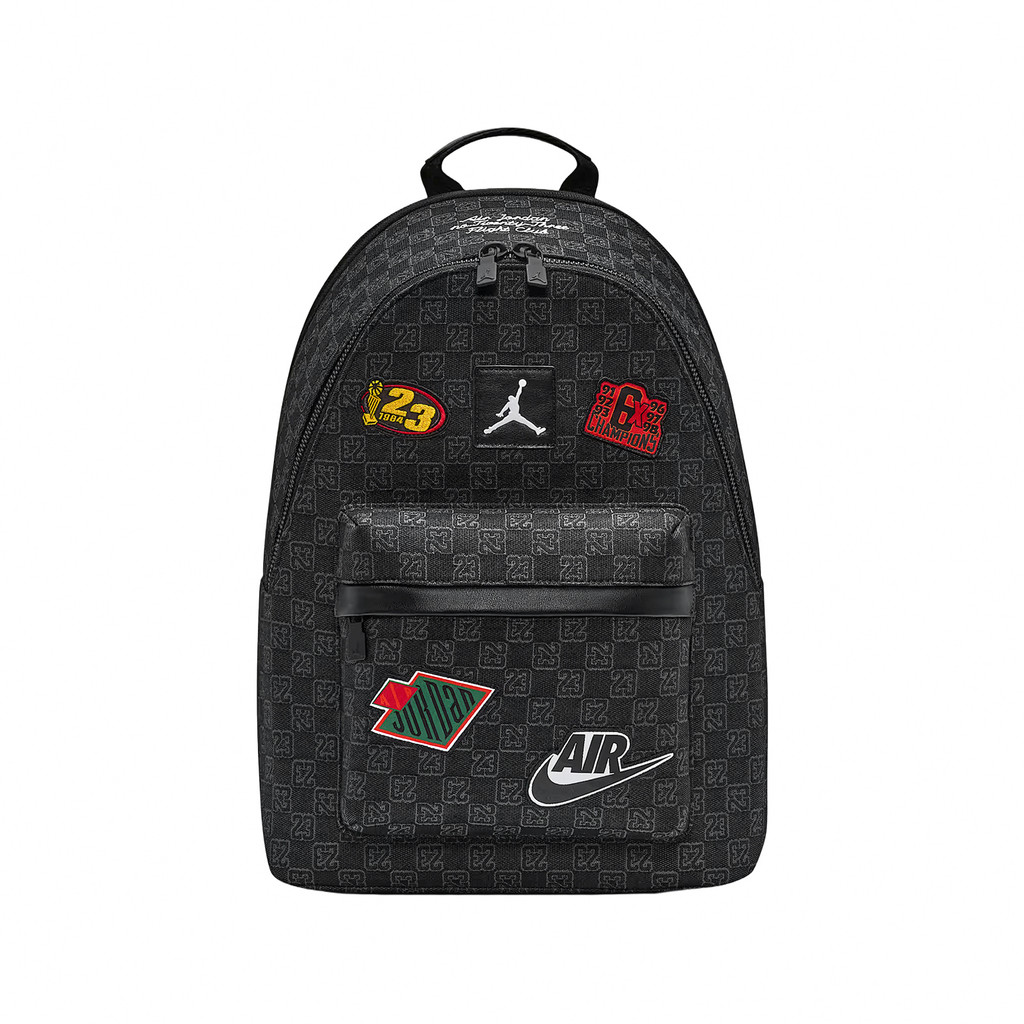 Nike 後背包 Jordan Monogram 13吋筆電包 黑 滿版 書包 JD2543010AD-001 ACS | 蝦皮購物