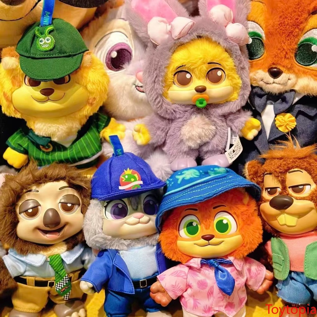 Zootopia 2 乙烯基毛絨吊墜盲盒 Nick Judy Flash Finnick Clawhauser Nibb | 蝦皮購物