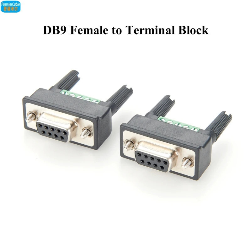 兼容 MOXA Mini DB9F toTB DB9 母頭轉無焊接線端子適配器 D Sub 9Pin 轉螺絲接線端子串行 | 蝦皮購物