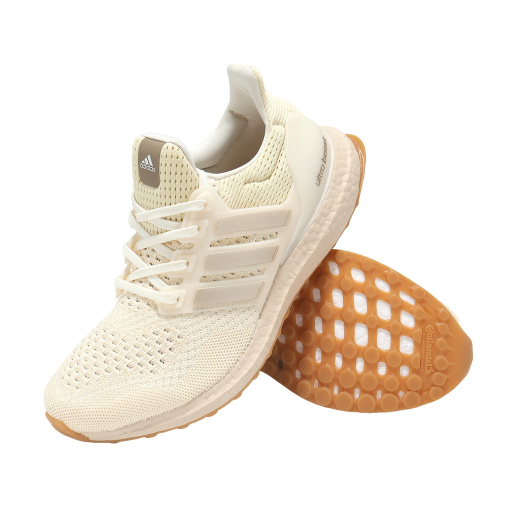 adidas 愛迪達 慢跑鞋 Ultraboost 1.0 W 女鞋 米白 膠底 避震 Boost 運動鞋 JS1265 | 蝦皮購物