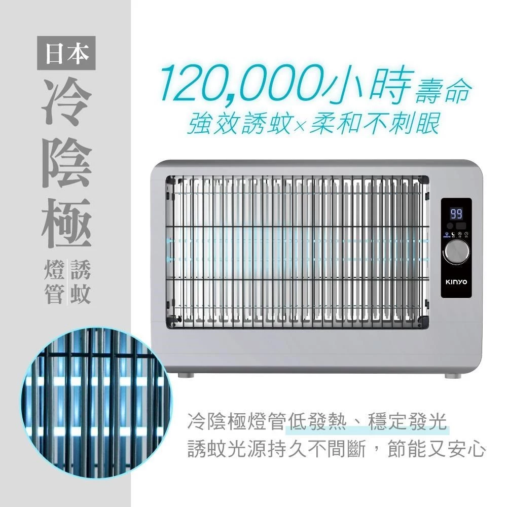 夏日蚊蟲的終結者！KINYO KL-6510 專業型強效電擊式捕蚊燈評測：高效誘蚊、強電擊、守護全家睡眠的高 CP 值首選