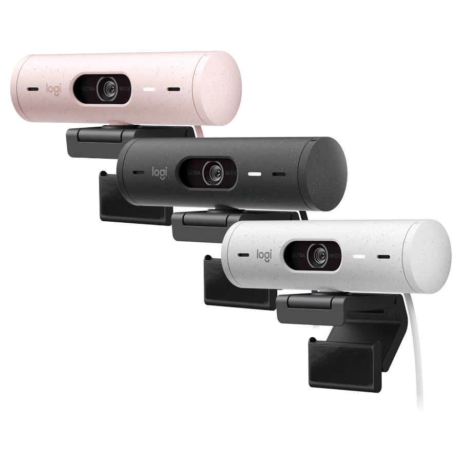 混合辦公的智慧新寵！Logitech BRIO 500 視訊鏡頭：專為商務菁英與創意工作者打造的平衡之作