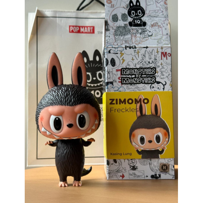 小穎玩具】LABUBU ZIMOMO Freckles 公仔大體大娃擺件禮物收藏POPMART泡