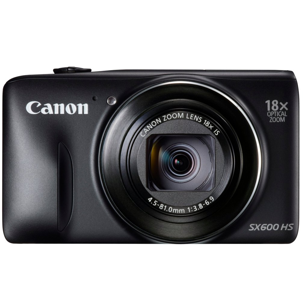 美品】 Canon PowerShot SX600 HS 數位相機，黑色，18 倍光學變焦