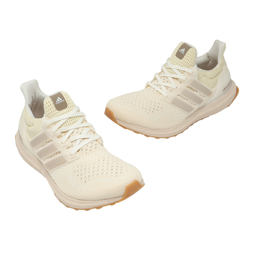 adidas 愛迪達 慢跑鞋 Ultraboost 1.0 W 女鞋 米白 膠底 避震 Boost 運動鞋 JS1265 | 蝦皮購物