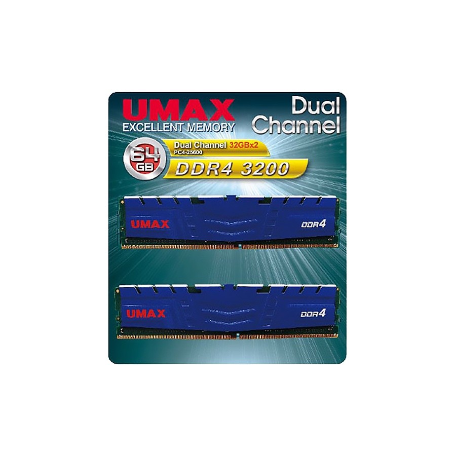 UMAX 16Gx2 DDR4-3200 Dual Channel 【公式通販】