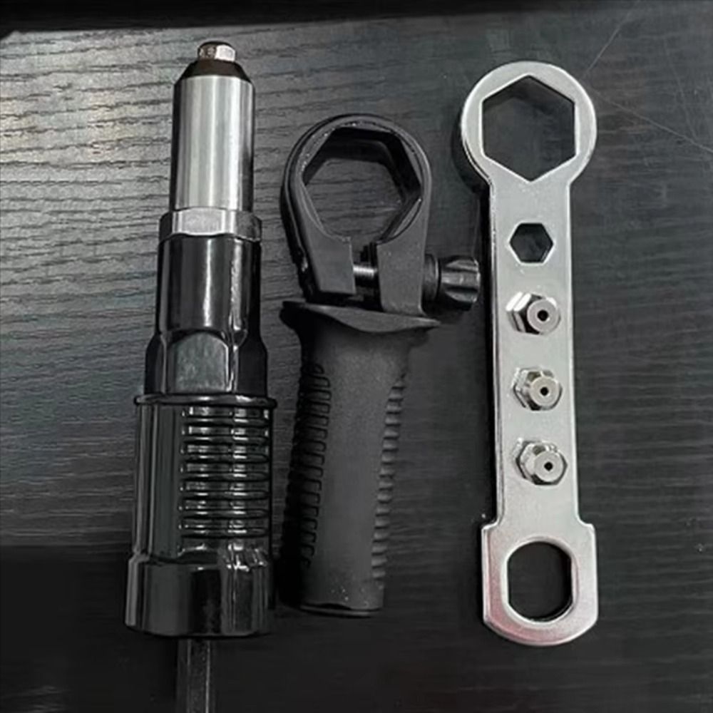 LACYES 鉚釘工具適配器,快速連接2.4-4.8 MM 電動鉚釘工具,適配器套件1