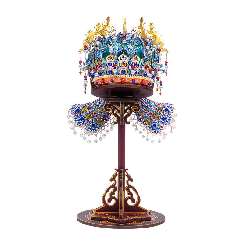 中国伝統工芸品 置物 孝端皇后王冠 レプリカ 中国伝統工芸品 置物 孝端