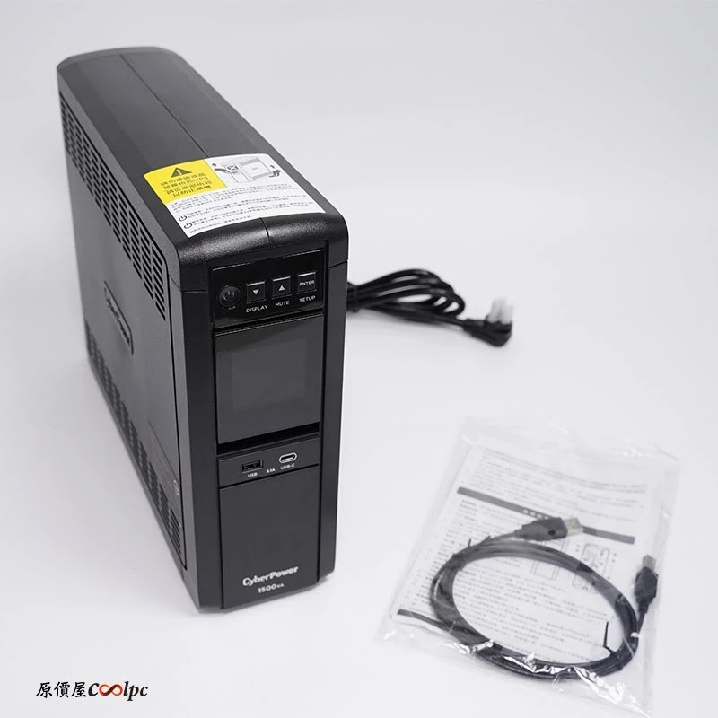 電競與工作站的終極電力守護神！CyberPower CP1500PFCLCDa 評測：1000W 輸出、純正弦波、Active PFC 的最佳拍檔