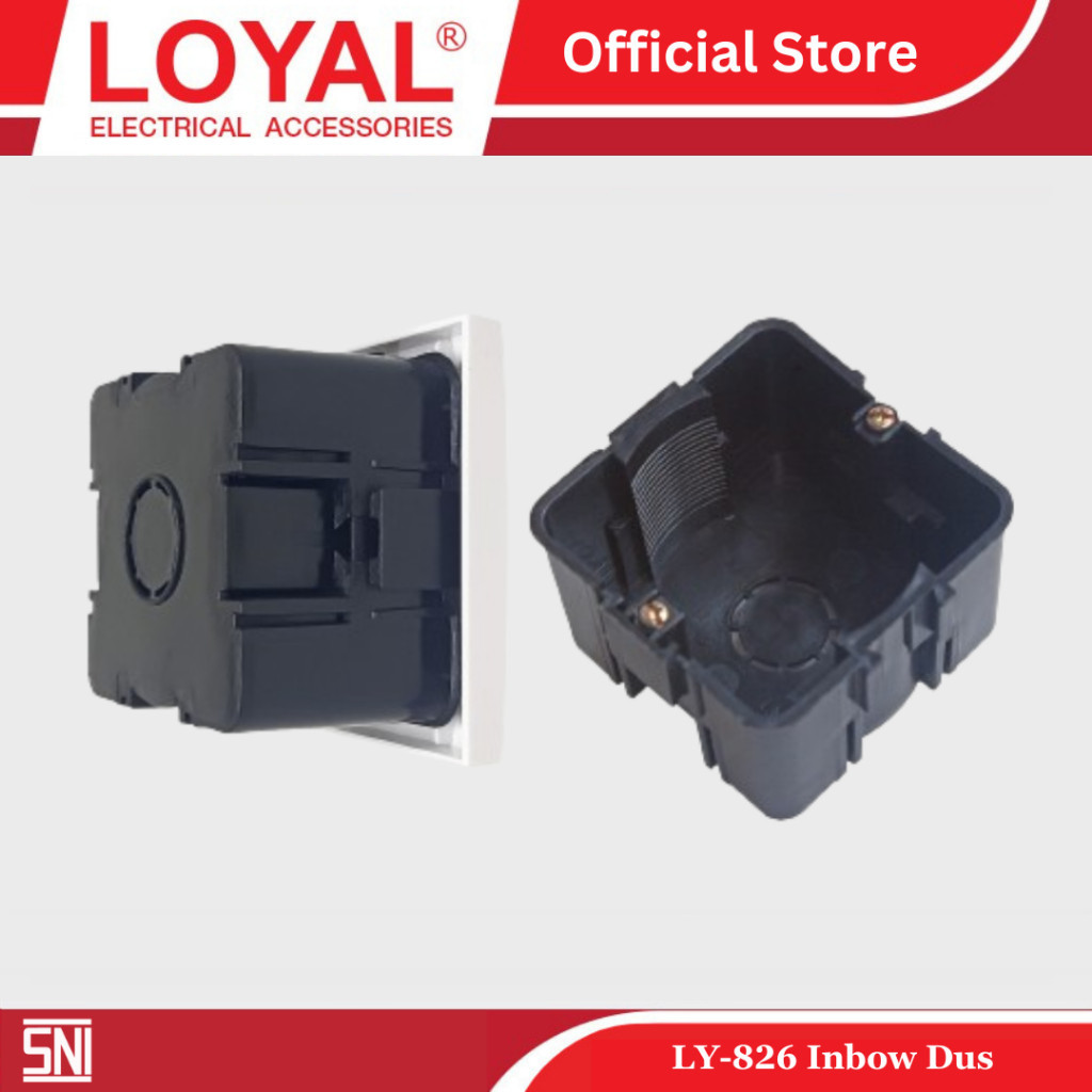 LOYAL IB DOOS Box 內置開關盒 LY-826 SNI 插座開關 inbowdus | 蝦皮購物