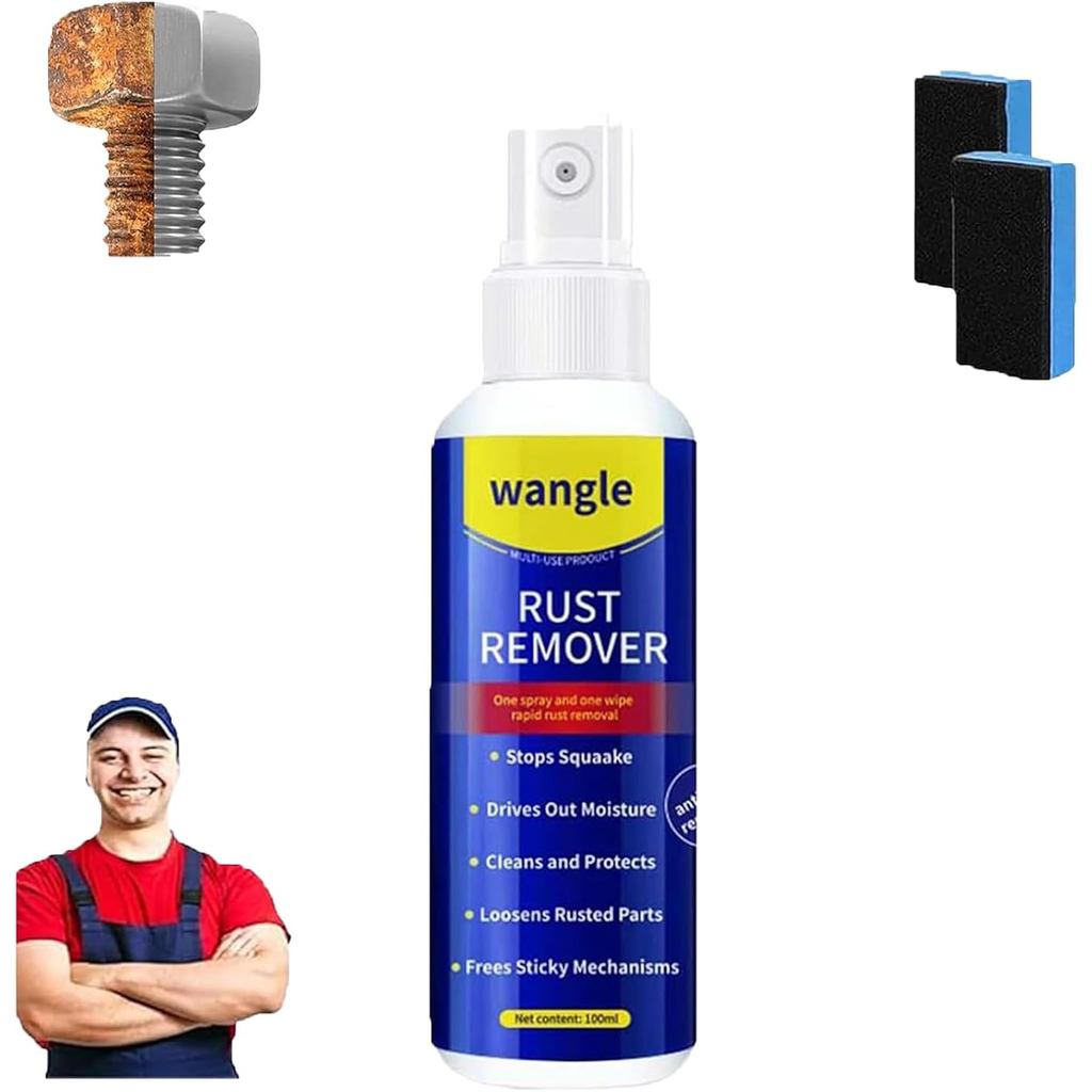Wangle Rust Remover, 2026 升級金屬除鏽劑, 防銹潤滑劑噴霧, 多用途潤滑劑除鏽劑噴霧,適用於車 | 蝦皮購物