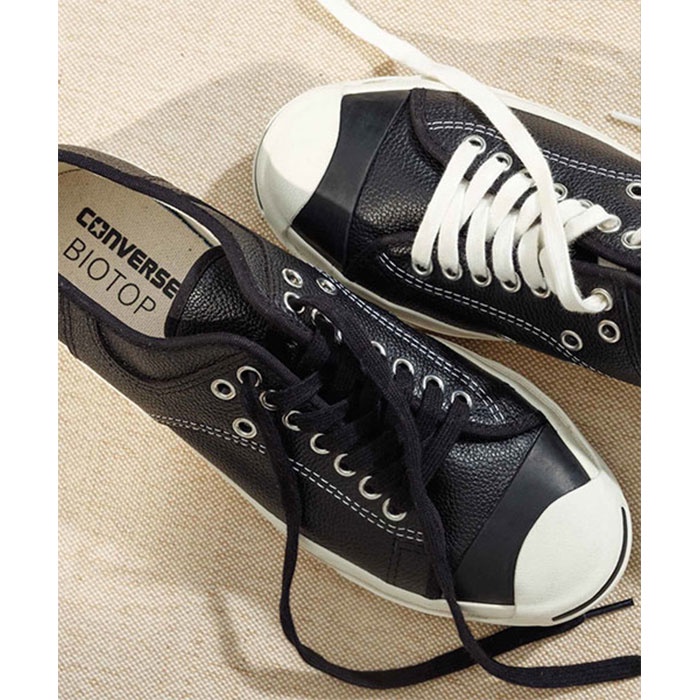 CHII】日本限定Converse JACK PURCELL EXCLUSIVE RALLY 聯名款皮革黑色