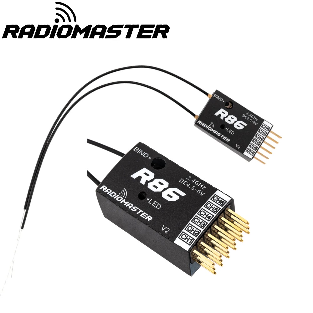 Radiomaster R81 R84 R86 R86C R88 V2 4.5-6V 2.4Ghz 4Ch/6Ch/8C | 蝦皮購物