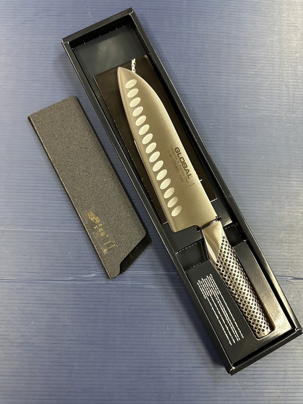 具良治GLOBAL G系列萬用切片廚刀G-7 CROMOVA 18不銹鋼氣孔三德