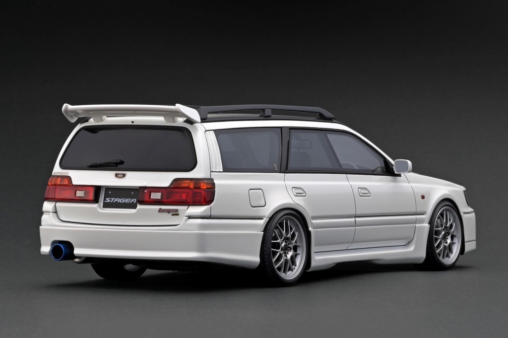 模例】ig 1/18 Nissan STAGEA 260RS (WGNC34) 珍珠白IG2885