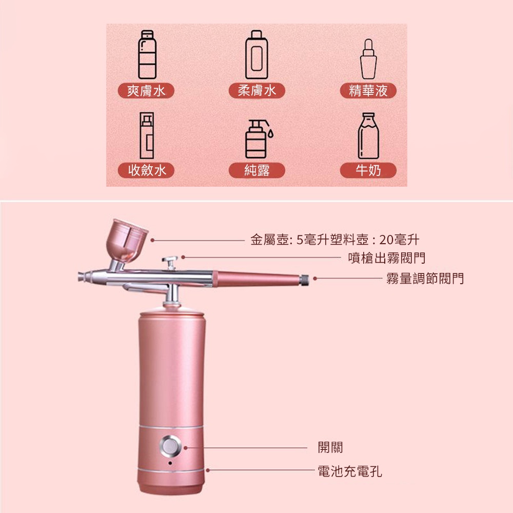 AMIRO】KINY水光注氧儀-粉| 蝦皮購物
