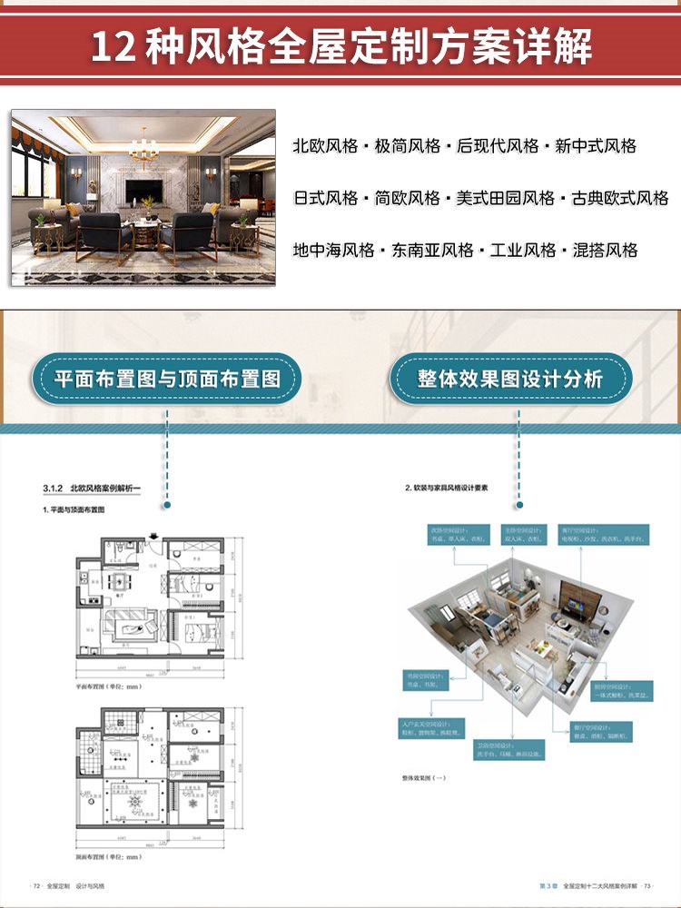 一套書搞定全屋訂製｜全屋定制設計攻略+生產與安裝 +收納設計+設計與風格+家居設計 【套裝5冊】 | 蝦皮購物