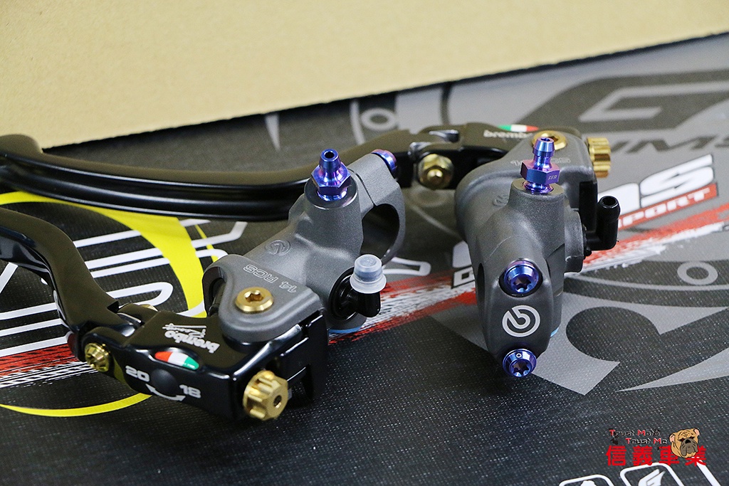 【新莊信義】 PROTI x O MAX 鈦合金螺絲 Brembo RCS 直推總泵 適用 14 15 16 17 19 | 蝦皮購物