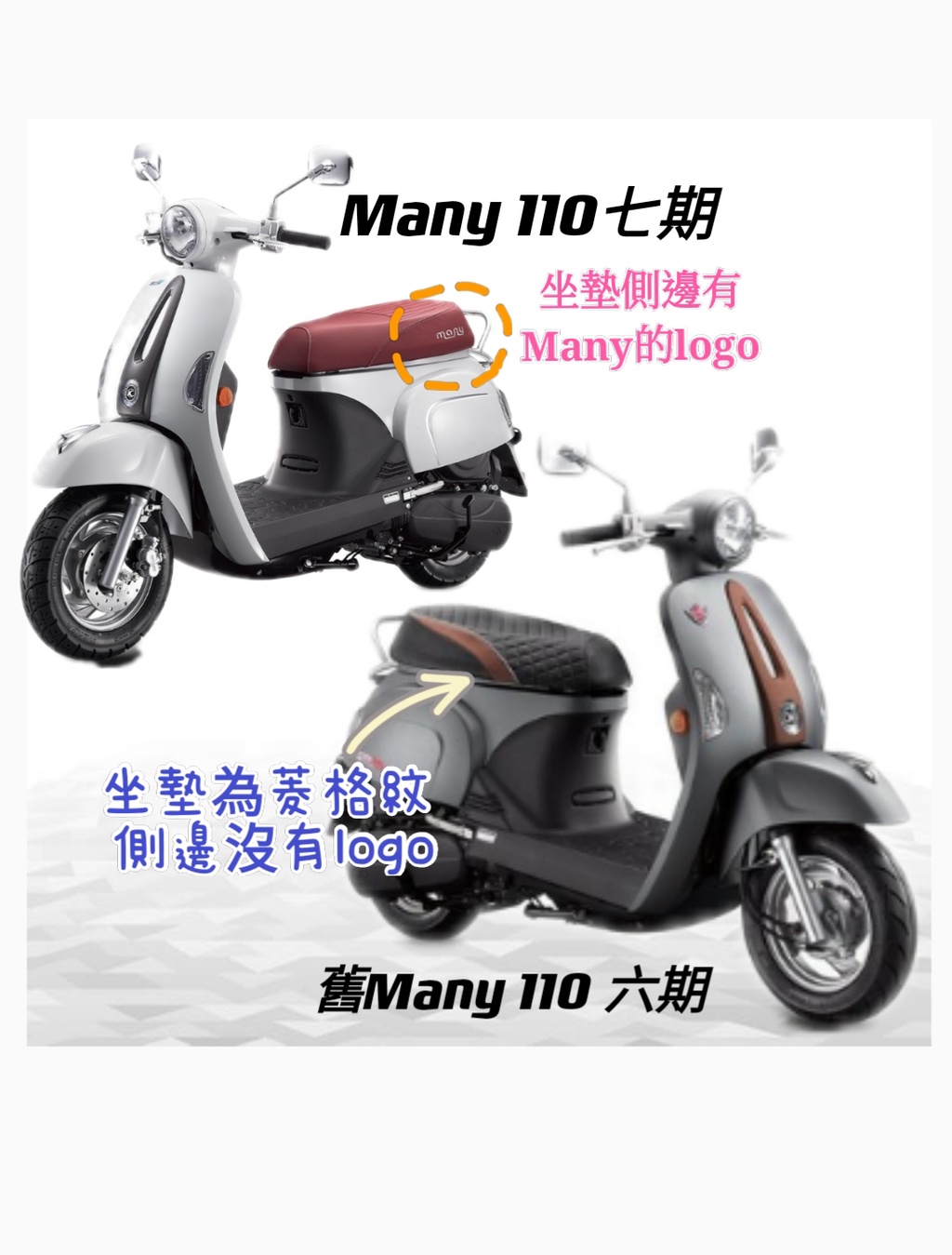 光陽 iMany 110 後靠背 New Many MANY 110 125 六期 七期 後靠背 饅頭靠背 後靠墊 支架 | 蝦皮購物