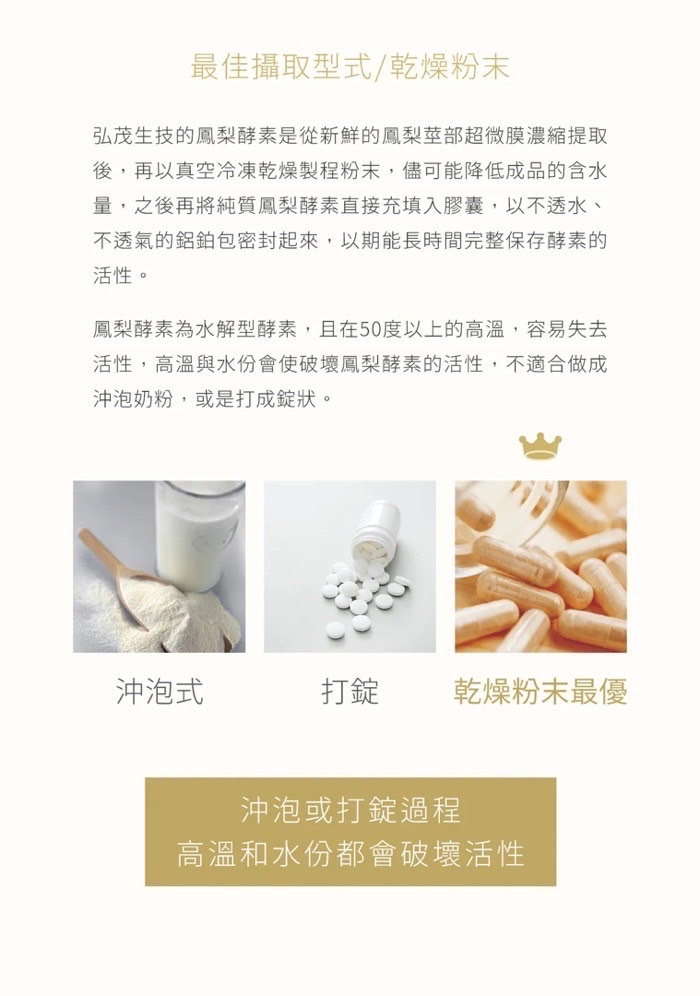 【藥師優選】 實體藥局【 弘茂生技HongMao B+】鳳梨精華素 Brozyme 400mg （90顆/盒） | 蝦皮購物