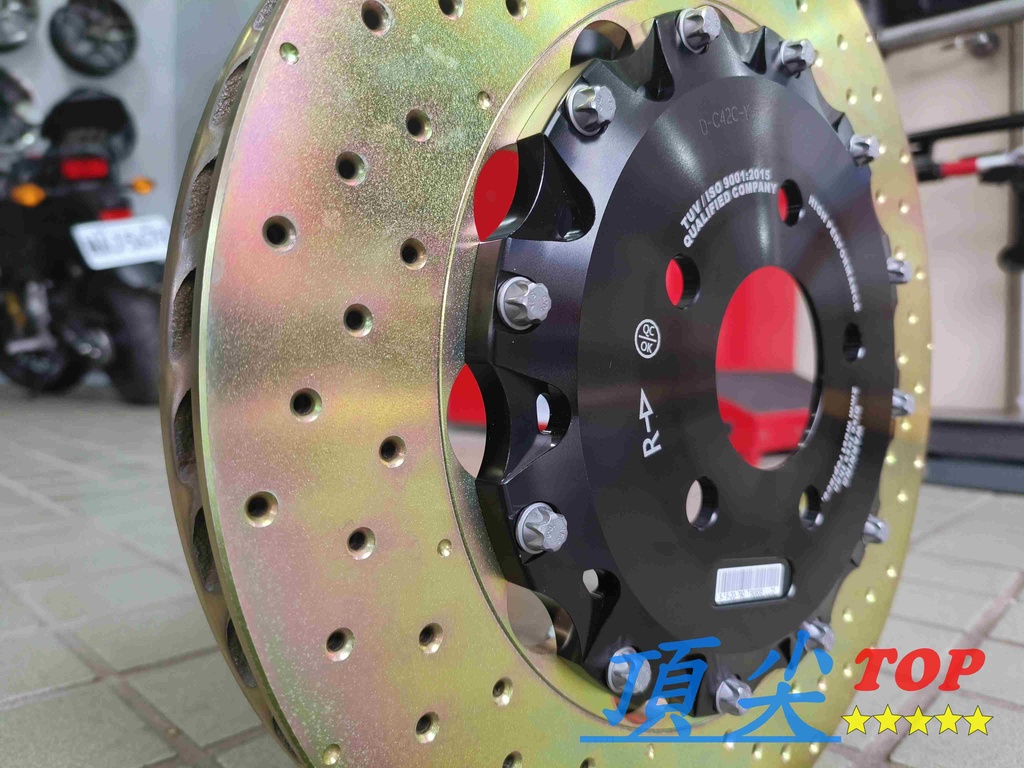 【頂尖】全新 K-SPORT 後加大碟盤 實心碟/通風碟 330mm/350mm/370mm 固定碟盤/浮動碟盤 | 蝦皮購物