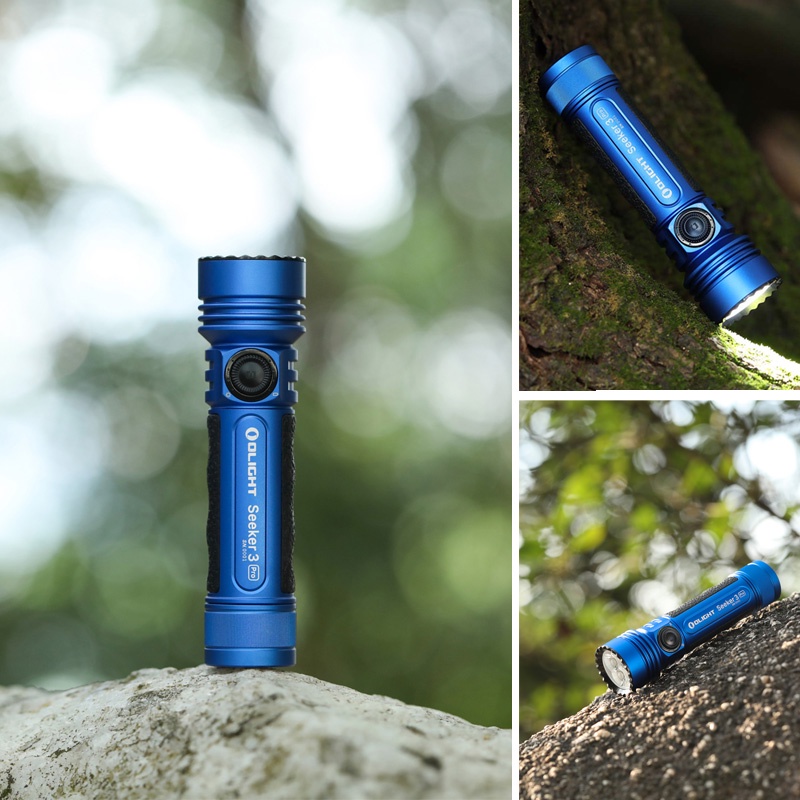 【電筒王】Olight SEEKER 3 PRO 暗夜藍 限量色 4200流明 250米 強光LED手電筒 露營 登山 | 蝦皮購物