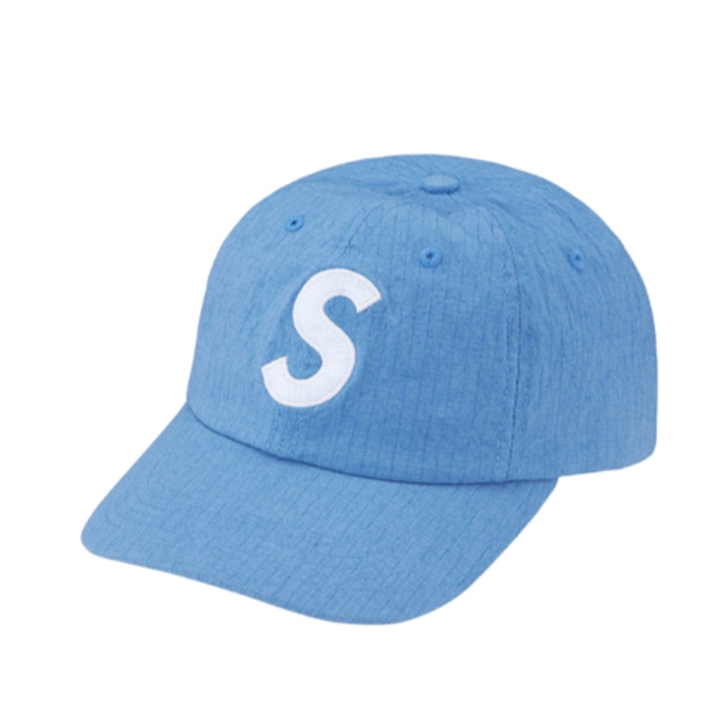 [FLOMMARKET] Supreme 23SS CORDURA® Ripstop S Logo 六分割 S帽 藍色