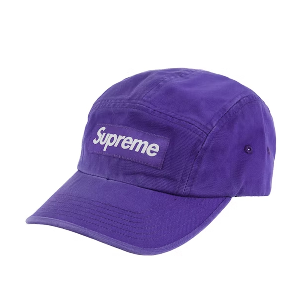 FLOMMARKET] Supreme 23SS Washed Chino Cap Box Logo 老帽紫色| 蝦皮購物