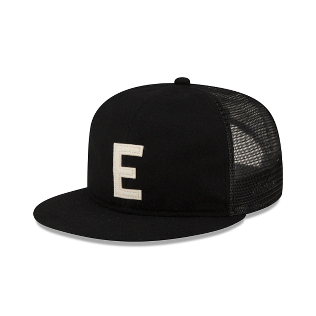 FLOMMARKET] FOG Essentials x New Era Wool Trucker 卡車司機帽黑色