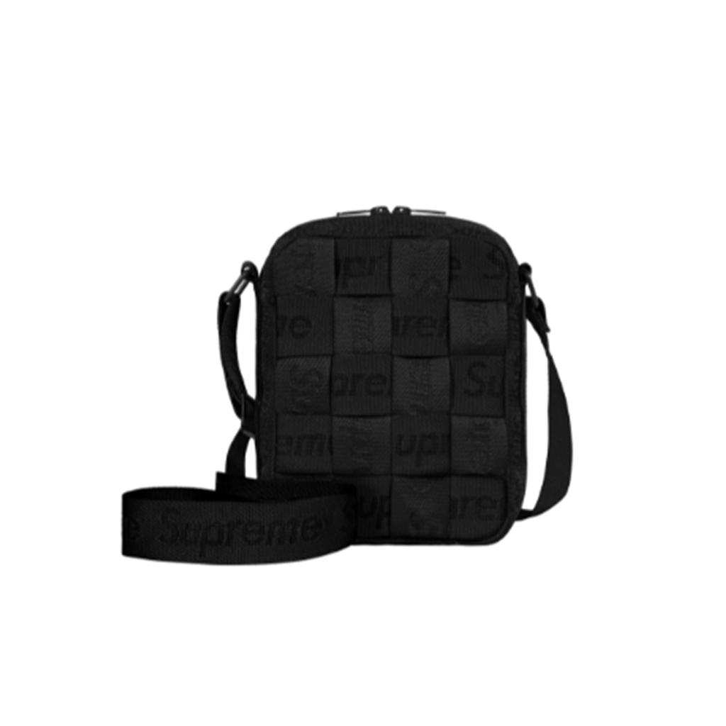 FLOMMARKET] Supreme 23SS Woven Shoulder Bag 編織BV小包黑色| 蝦皮購物