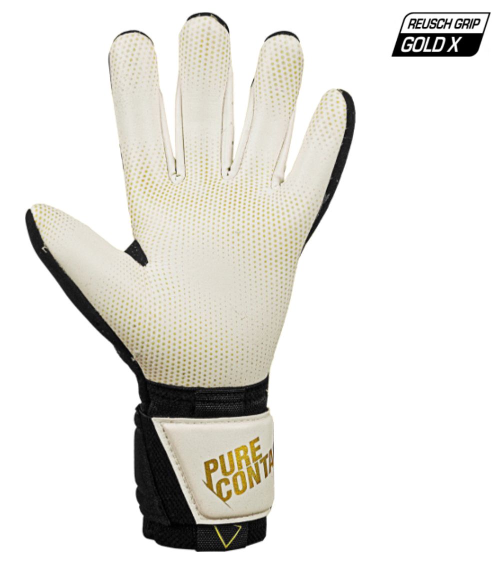 Reusch Pure Contact Gold Gant De Gardien De But Noir Vert F7781 Équipement